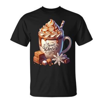 Sweet Winter Wonderland Decor For Toffee Hot Cocoa T-Shirt - Thegiftio UK