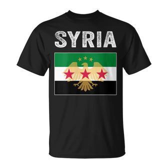 Syria FlagSyria LogoSyriaSyrian T-Shirt | Mazezy