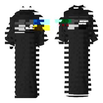 Syria And Ukraine Flag i Love Ukraine i Love Syria T-Shirt | Mazezy