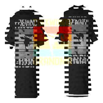 Taekwondo Grandma Retro Martial Arts Taekwondo Grandma T-Shirt | Mazezy