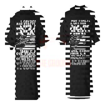 All My Targets Break Some In Air Some On Ground USA Flag Tank Top T-Shirt | Mazezy