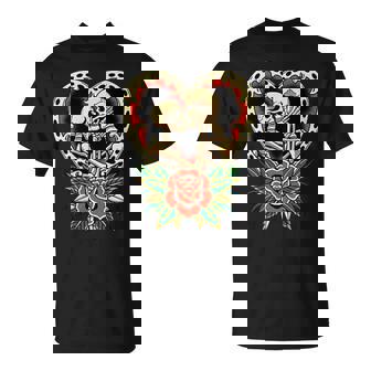 Tatouage Traditionnel Américain Rétro Oldchool Flash T-Shirt - Cadeauxyz