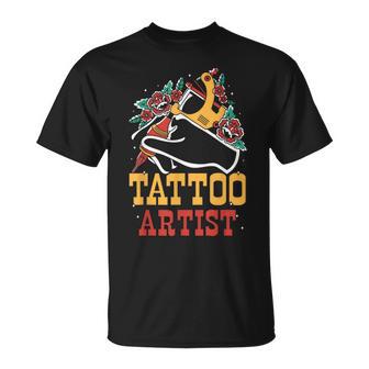 Tatoueur Emploi Encre Tatouages L'art Tatoueur T-Shirt - Cadeauxyz