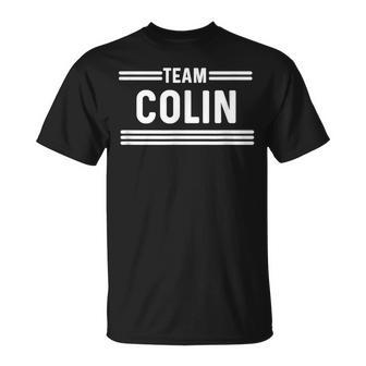 Team Colin Nom De Famille T-Shirt - Cadeauxyz