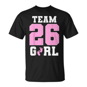 Team Girl 2026 Gender Reveal Baby Announcement Matching T-Shirt - Thegiftio UK