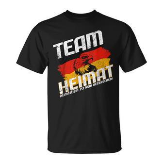 Team Heimat Heimatliebe Ist Keinerbrechen German Adler T-Shirt - Seseable