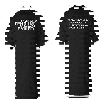 Techno Is My Boyfriend Y2K Rave EDM Festival Dubstep Meme T-Shirt | Mazezy