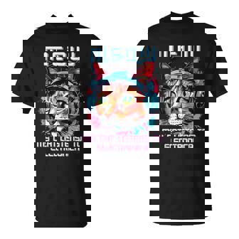 Techno Cat MEOW My Cat Listens To Electronica Music T-Shirt | Mazezy