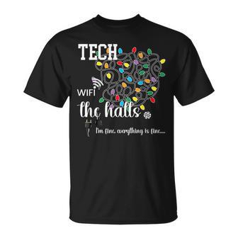 Technology Teacher Christmas Information Teacher STEM STEAM T-Shirt | Mazezy