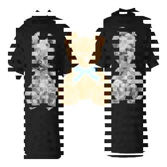 Teddy Bear Preppy Aesthetic Cute For Ns Coquette T-Shirt - Thegiftio