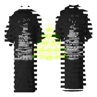 Tennis Christmas Tree Holiday Tank Top T-Shirt | Mazezy