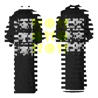 Tennis Mom Sister Coquette Bows Cute Teen Girls Tennis T-Shirt | Mazezy