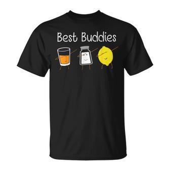 Tequila Beste Freunde Dabbing Zitronesalz Und Tequila T-Shirt - Seseable