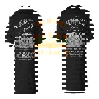 Thankful For Tiny Miracles NICU Pumpkin Halloween Preemie T-Shirt | Mazezy