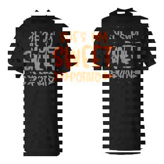 Thanksgiving Matching She's My Sweet Potato I Yam Couples Tank Top T-Shirt | Mazezy