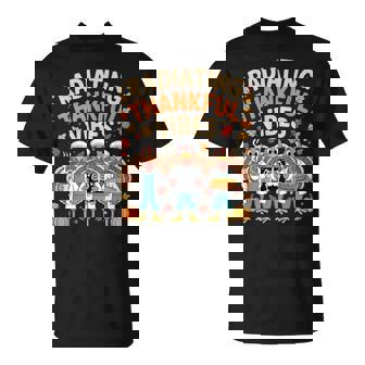 Thanksgiving Radiating Thankful Vibes X-Ray Radiology Tech T-Shirt - Monsterry