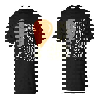 Thanksgiving She Likes My Drumstick Couple Match Men T-Shirt | Seseable CA