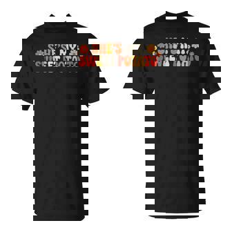 Thanksgiving Sweet Potato I Yam Groovy Flower Tank Top T-Shirt | Mazezy