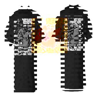 Thanksgiving Turkey Dab 67 6 7 Meme Boys Kids Youth T-Shirt | Mazezy