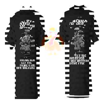 Thanksgiving Turkey Running Outfit Gear Costume Turkey Trot Tank Top T-Shirt | Mazezy