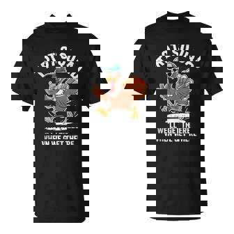 Thanksgiving Turkey Trot Running Outfit Costume Gear T-Shirt - Seseable