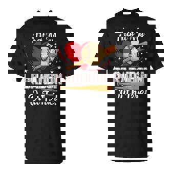 Thats My Grandson Out There Baseball Grandma Baseball T-Shirt | Seseable UK