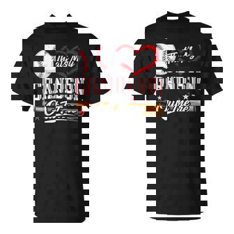 That's My Grandson Out There For Grandma Baseball T-Shirt | Seseable UK