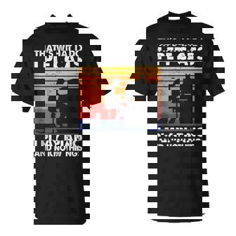 That's What I Do I Pet Cats I Play Piano & I Know Things Tank Top T-Shirt | Mazezy