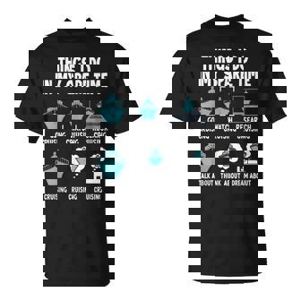 Things I Do In My Spare Time Cruise Cruising Lovers T-Shirt - Monsterry