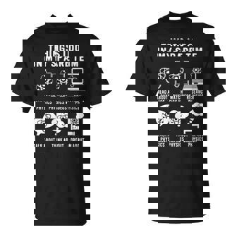 Things I Do In My Spare Time Physicist For Science Physics T-Shirt | Mazezy