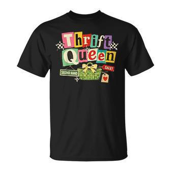 Thrift Queen Shop Thrifting Lover Store Thrifter Women T-Shirt | Mazezy