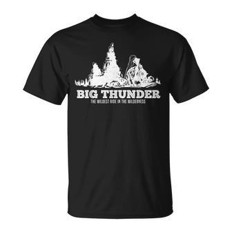 Thunder Mountain Railroad Quotes Attractions Apparel T-Shirt - Monsterry