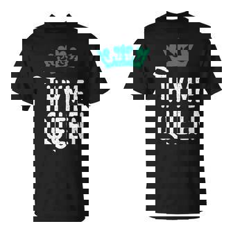 Thyme Queen Thyme Lover Cute T-Shirt | Mazezy