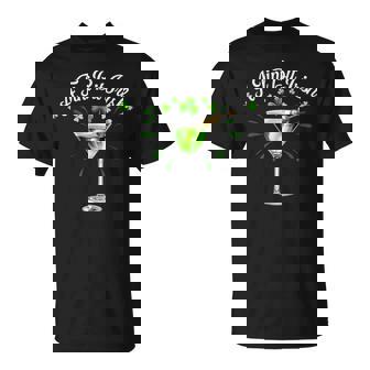 A Tiny Bit Irish Lucky Irish Girls St Patrick's Day Womens T-Shirt - Thegiftio