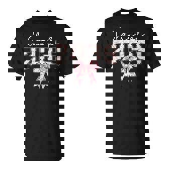 Toile Coquette Bow Preppy Class Of 2039 Girl Kids Floral 39 T-Shirt | Mazezy