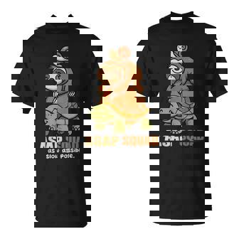 Tortuga Caracol Perezoso Asapquadlow Animal Lover Niños Niñas Camiseta unisex - Regaloses