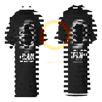 Totality Solar Eclipse Total Solar Eclipse Iceland 081226 Tank Top T-Shirt | Mazezy