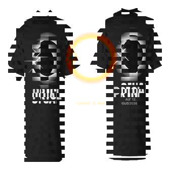 Totality Solar Eclipse Total Solar Eclipse Portugal 0826 Tank Top T-Shirt | Mazezy