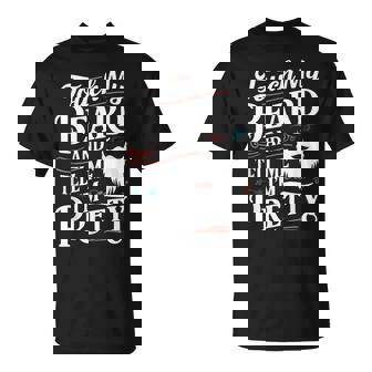 Touch My Beard And Tell Me I'm Pretty Bearded Father Dad Men T-Shirt - Thegiftio