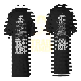 Trail Tamer Hiking Adventure Nature Explorer Art T-Shirt | Mazezy