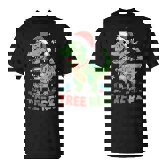 Tree Rex Christmas Dinosaur For Holiday Cheer T-Shirt | Mazezy