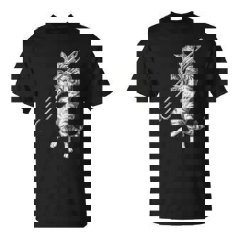 Trombone Cat Trombonist Jazz Musician T-Shirt | Mazezy