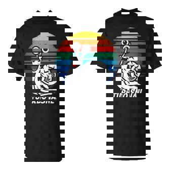 Turbo Snail Retro Rainbow Graphic Fun Art T-Shirt | Mazezy