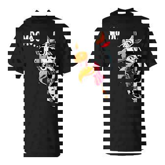 Turkey Moo Thanksgiving Men Women Kids T-Shirt | Mazezy