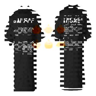 Turkey Pain Scale Thanksgiving Nurse Humor CNA ER T-Shirt | Mazezy