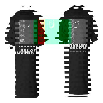 Turkmen Flag Turkmenistan T-Shirt | Mazezy