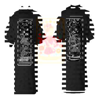 The Twirling Mom Baton Twirling Twirler Tarot Card Skeleton T-Shirt | Mazezy