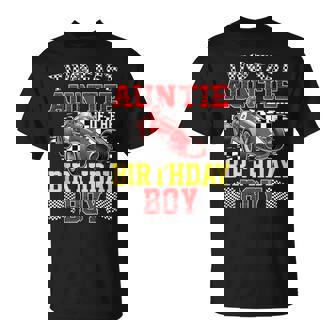 Two Fast Birthday Racing Car Auntie Of The Birthday Boy Tank Top T-Shirt | Mazezy