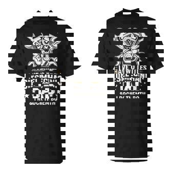 Have Two Titles Diesel Mechanic Dad Engineer Car Mechanic T-Shirt | Mazezy