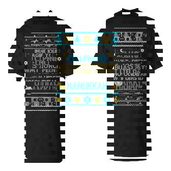 Ugly Hanukkah Sweater 8 Days Understand Chanukah T-Shirt | Mazezy